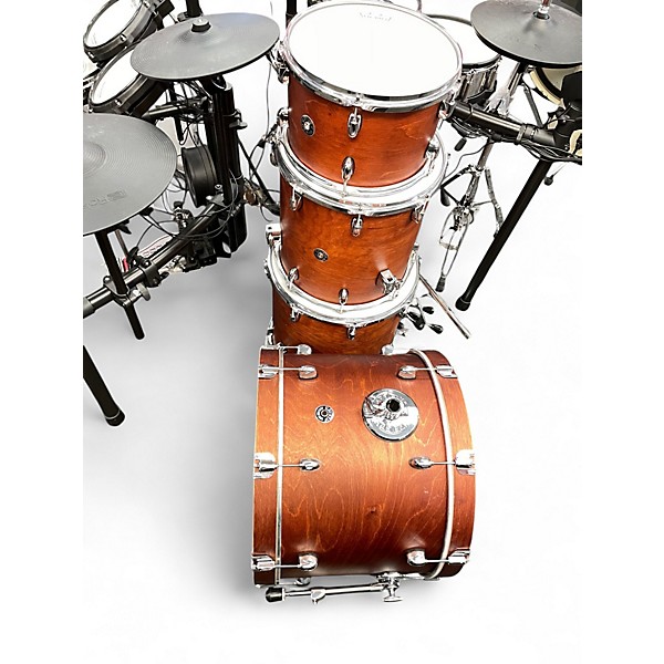 Used Gretsch Drums 4 Piece Catalina Club Jazz Series Walnut Satin Drum Kit