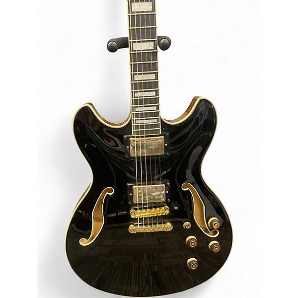 Used Ibanez AS93 Artcore black Hollow Body Electric Guitar