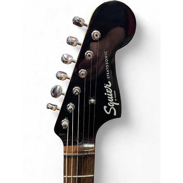 Used Squier PARANORMAL STRAT-O-SONIC Vintage Blonde Solid Body Electric Guitar