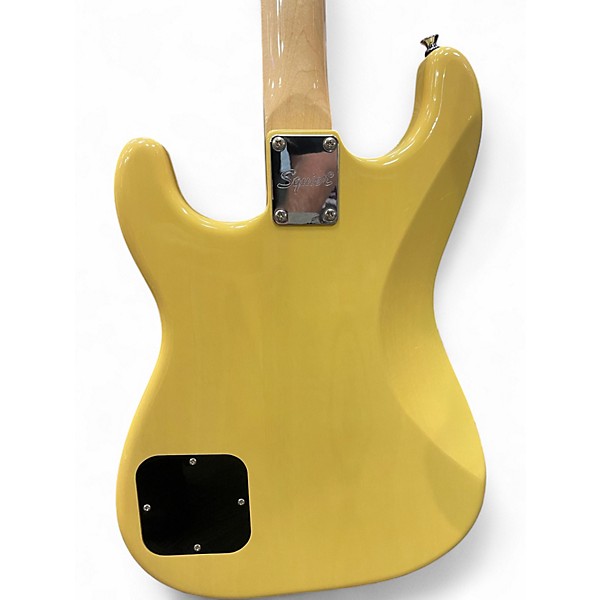 Used Squier PARANORMAL STRAT-O-SONIC Vintage Blonde Solid Body Electric Guitar