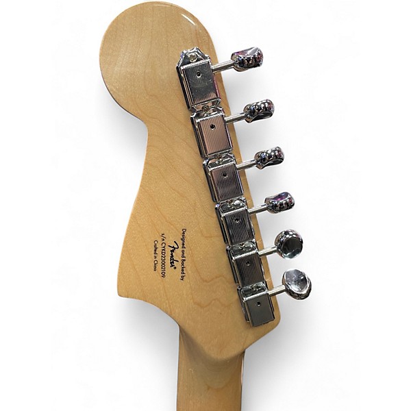 Used Squier PARANORMAL STRAT-O-SONIC Vintage Blonde Solid Body Electric Guitar