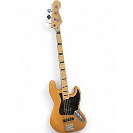 Used Squier Classic Vibe 70s Jazz Bass Natural Electric Bass Guitar
