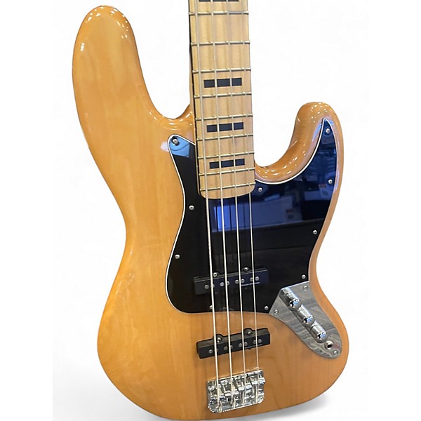Used Squier Classic Vibe 70s Jazz Bass Natural Electric Bass Guitar
