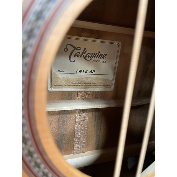 Used Takamine FN15 AR Natural Acoustic Electric Guitar