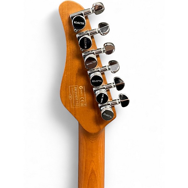 Used Schecter Guitar Research Diamond Series PT Natural Solid Body Electric Guitar