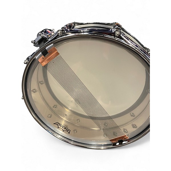 Used Pearl 5X14 Sensitone Elite Snare Chrome Over Steel Drum