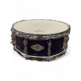 Used Yamaha 5.5X14 Beech Custom blueberry lacquer Drum