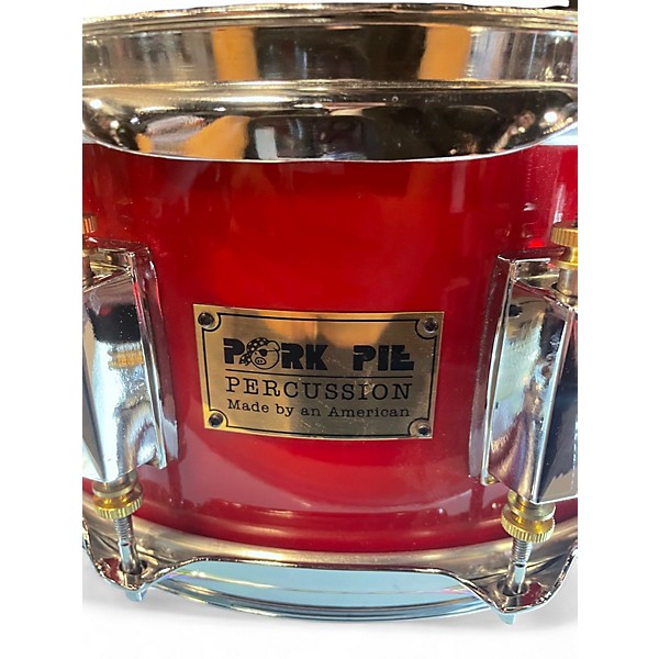 Used 1996 Pork Pie USA 14in Maple Snare 1996 0831 Red Drum