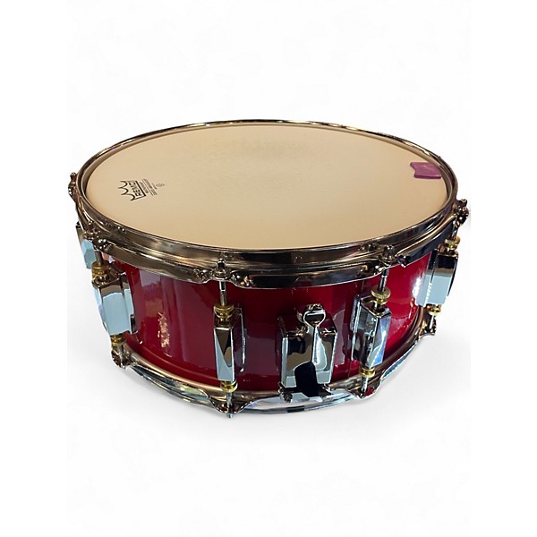 Used 1996 Pork Pie USA 14in Maple Snare 1996 0831 Red Drum