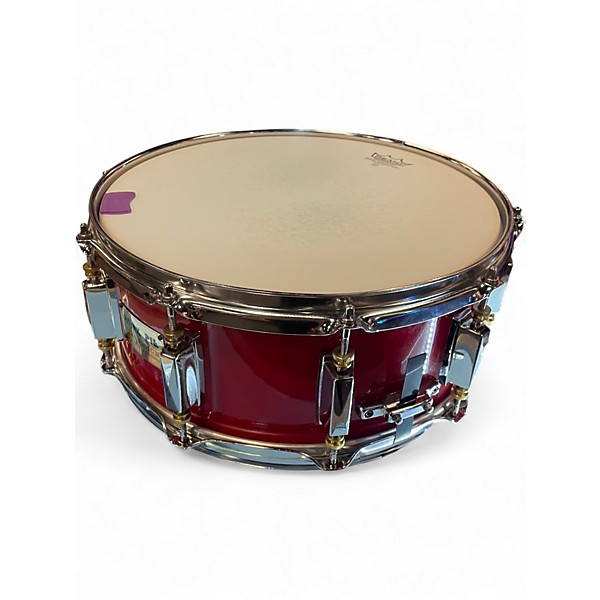 Used 1996 Pork Pie USA 14in Maple Snare 1996 0831 Red Drum