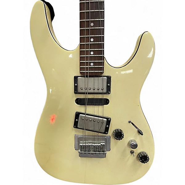 Used 1980s Kramer Pacer Classic Cream Solid Body Electric Guitar