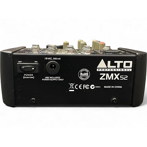 Used Alto ZMX52 5-Channel Unpowered Mixer