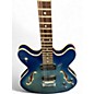 Used Oscar Schmidt OE30 ES SHAPE  Blue Burst Hollow Body Electric Guitar