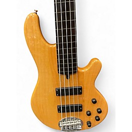 Used Lakland 55-01 Skyline Series 5 String FRETTLESS NATURAL Electric Bass Guitar