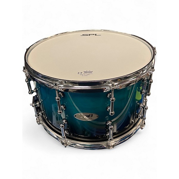 Used SPL 14X8 468 Series Snare Drum Turquoise Drum