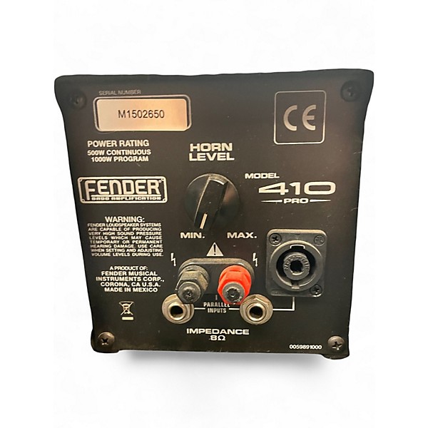 Used Fender PRO410 NEO Bass Cabinet