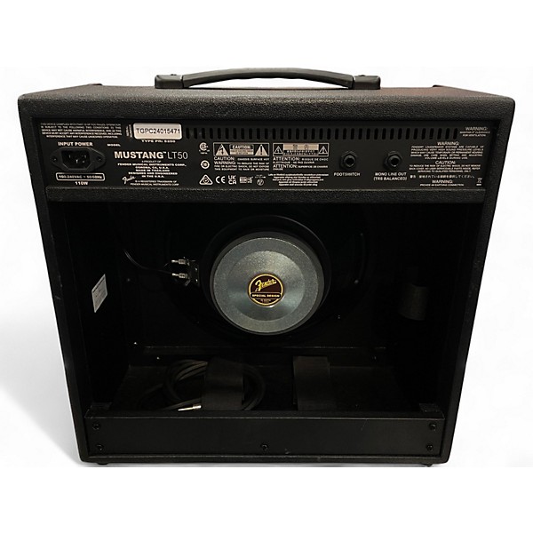 Used Fender Mustang LT50 50W 1x12 Guitar Combo Amp