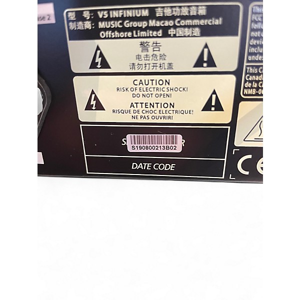 Used Bugera VINTAGE V5 INFINIUM Tube Guitar Combo Amp