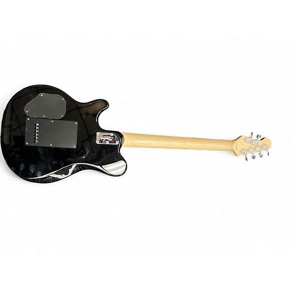 Used Sterling by Music Man Sub AX3 Axis Trans Black Solid Body Electric Guitar