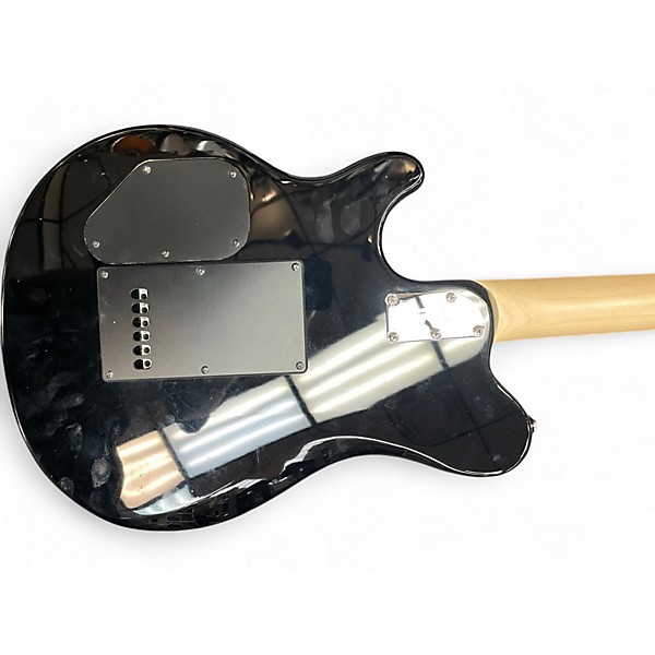 Used Sterling by Music Man Sub AX3 Axis Trans Black Solid Body Electric Guitar