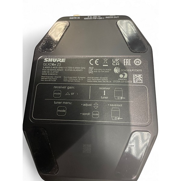 Used Shure gl6xd6 Instrument Wireless System