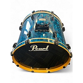 Used Pearl 6 Piece Export BLUE STRATA Drum Kit