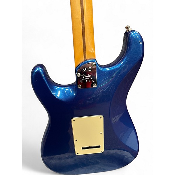 Used Fender American Ultra Stratocaster HSS COBRA BLUE Solid Body Electric Guitar
