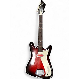 Vintage 1960s Kay VANGAUARD II 2 Color Sunburst Solid Body Electric Guitar