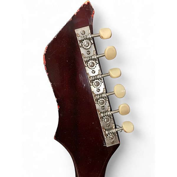 Vintage 1960s Kay VANGAUARD II 2 Color Sunburst Solid Body Electric Guitar