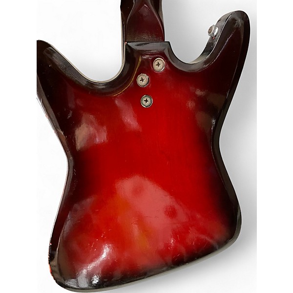 Vintage 1960s Kay VANGAUARD II 2 Color Sunburst Solid Body Electric Guitar