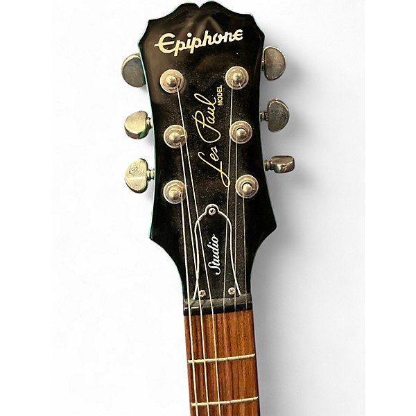 Used Epiphone Les Paul Studio TEAL Solid Body Electric Guitar