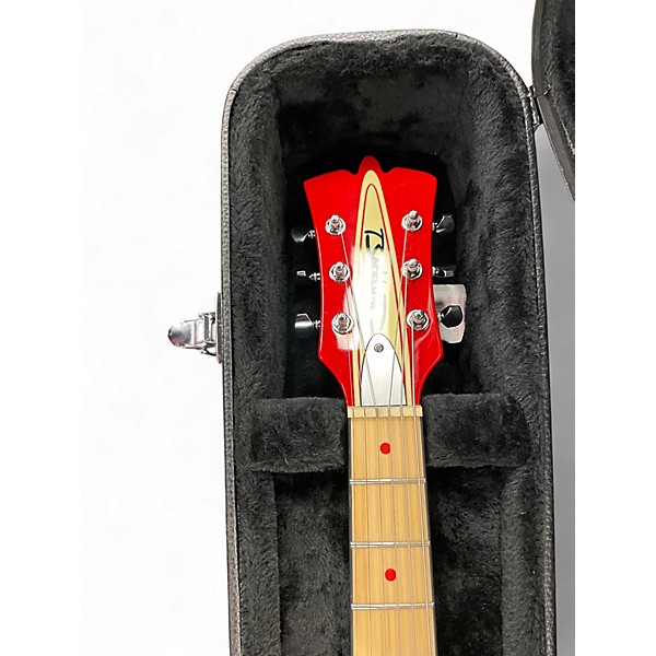 Used Eastwood ROCKER BOX RED AND WHITE Hollow Body Electric Guitar