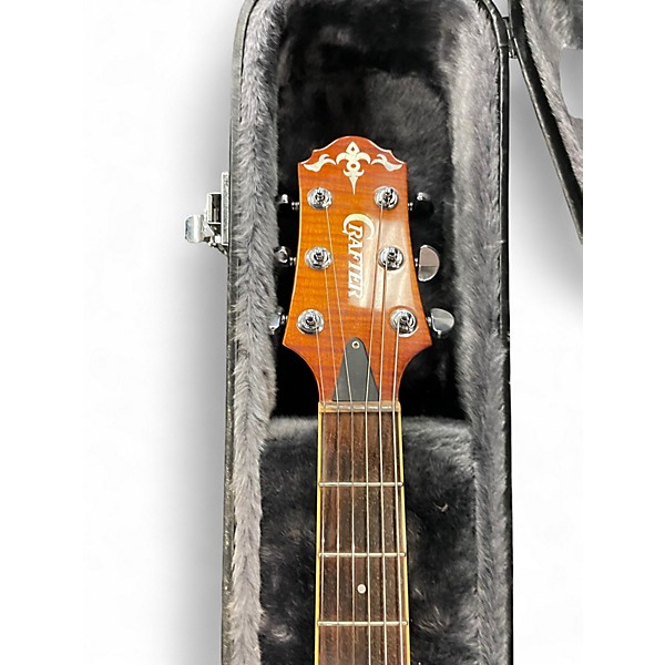 Used Crafter Guitars SATMVS Honey Burst Hollow Body Electric Guitar