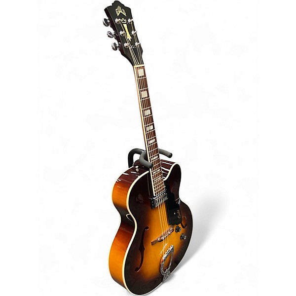 Used Guild X150 2 Color Sunburst Hollow Body Electric Guitar