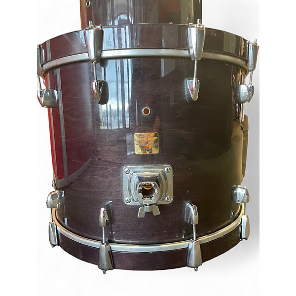 Used Yamaha 5 Piece Custom Absolute plum purple Drum Kit