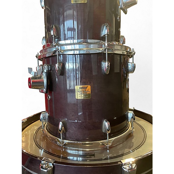 Used Yamaha 5 Piece Custom Absolute plum purple Drum Kit