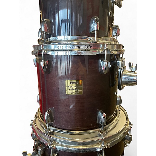 Used Yamaha 5 Piece Custom Absolute plum purple Drum Kit