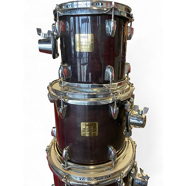 Used Yamaha 5 Piece Custom Absolute plum purple Drum Kit