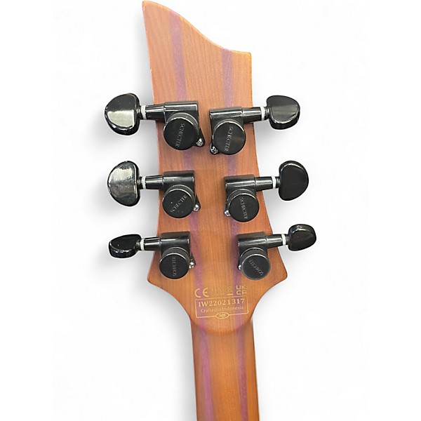 Used Schecter Guitar Research C1 exotic spalted burst Solid Body Electric Guitar