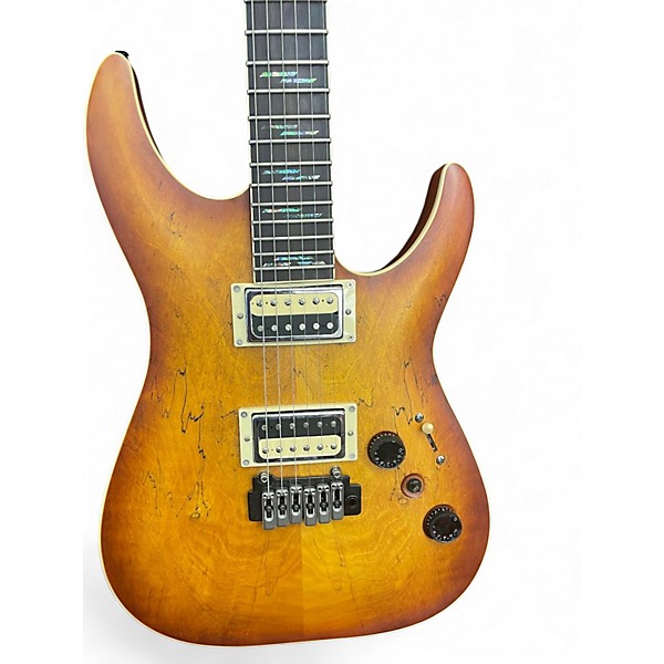 Used Schecter Guitar Research C1 exotic spalted burst Solid Body Electric Guitar