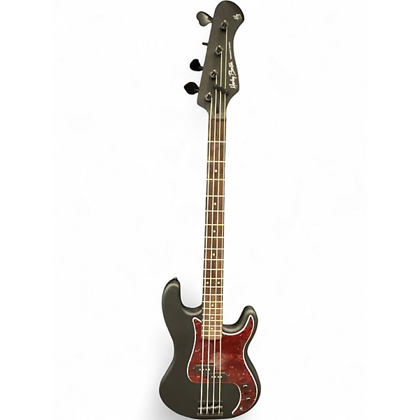 Used Harley Benton PB20 Satin Black Electric Bass Guitar