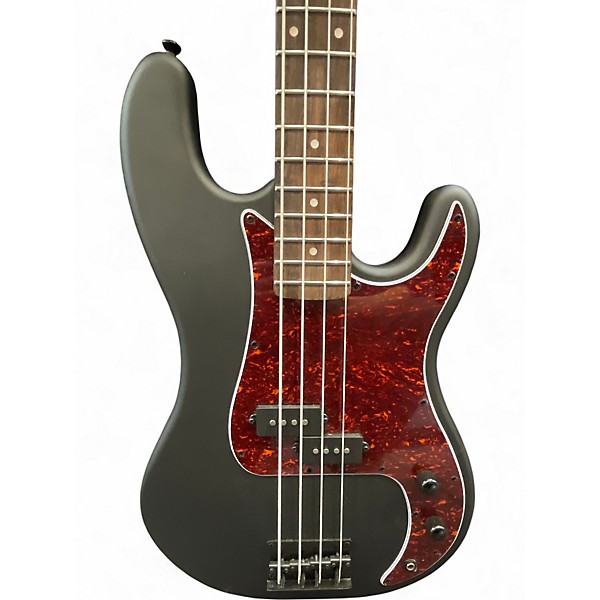 Used Harley Benton PB20 Satin Black Electric Bass Guitar