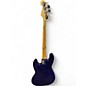 Used Fender Standard Jazz Bass Blue Electric Bass Guitar