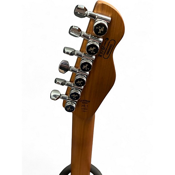 Used Chapman ML1 HYBRID SARSEN STONE BLACK Solid Body Electric Guitar