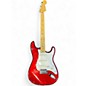 Used Squier MADE IN KOREA STRATOCASTER Candy Apple Red Metallic Solid Body Electric Guitar thumbnail