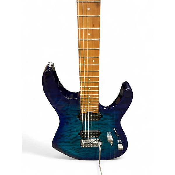 Used Charvel pro mod dk 24 Blue Burst Solid Body Electric Guitar