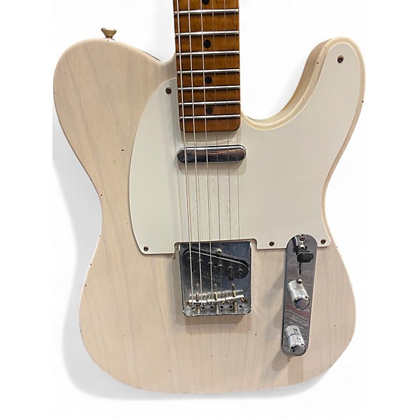 Used Fender CUSTOM SHOP LTD 55 TELECASTER JRM Trans White Solid Body Electric Guitar