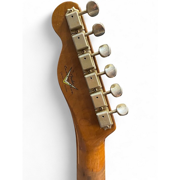 Used Fender CUSTOM SHOP LTD 55 TELECASTER JRM Trans White Solid Body Electric Guitar