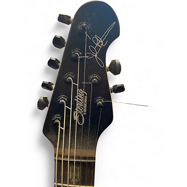 Used Sterling by Music Man JP70 John Petrucci Signature Black Solid Body Electric Guitar