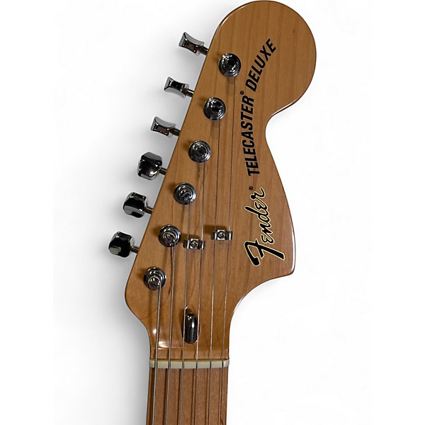 Used Fender Deluxe Telecaster Brown Solid Body Electric Guitar